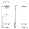 Vertical channel access control antenna